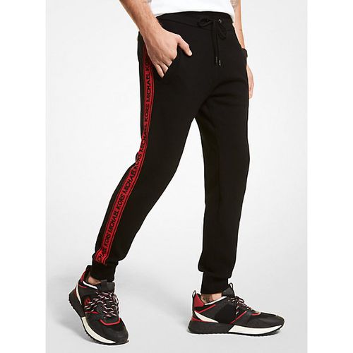 MK Pantalon de jogging en viscose extensible avec bande à logos - - Michael Kors - Michael Kors Mens - Modalova