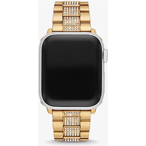 MK Bracelet doré à pierres pavées pour Apple Watch® - Michael Kors - Modalova