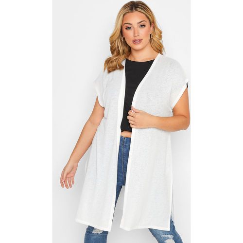Cardigan Manches Courtes, Grande Taille & Courbes - Yours - Modalova
