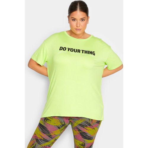 Active Top Citron 'Do Your Thing' , Grande Taille & Courbes - Yours - Modalova