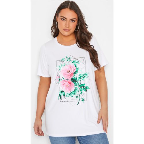 Tshirt Design Floral & Géométrique , Grande Taille & Courbes - Yours - Modalova