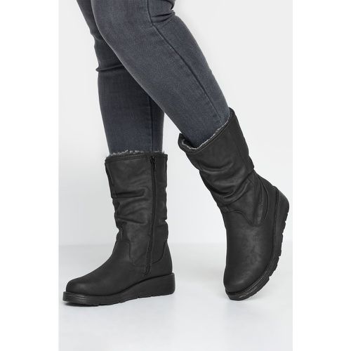 Bottes Doublure Fausse Fourrure Pieds Extra Larges eee - Yours - Modalova