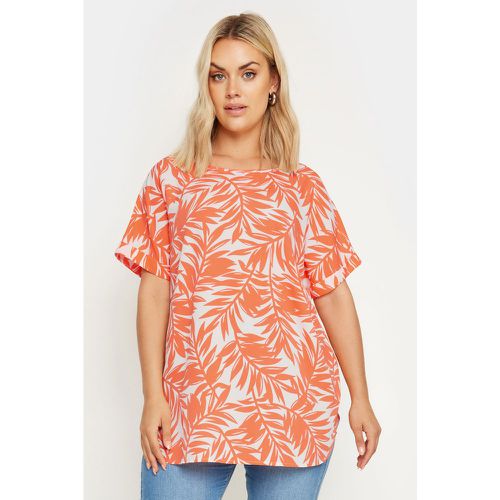 Tshirt Tropical Manches Courtes , Grande Taille & Courbes - Yours - Modalova
