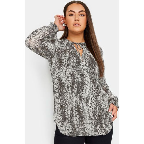 Blouse Serpent Manches Longues , Grande Taille & Courbes - Yours - Modalova