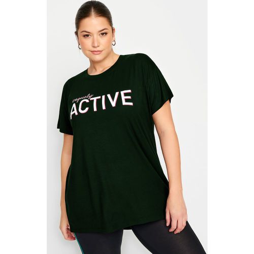 Active Top Slogan 'Vaguely Active' , Grande Taille & Courbes - Yours - Modalova