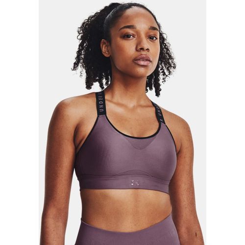 Brassière de sport Infinity High Misty Mauve / Noir / Misty Mauve S - Under Armour - Modalova