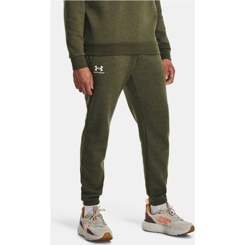 Pantalon de jogging Essential Fleece Marine OD / Blanc L - Under Armour - Modalova