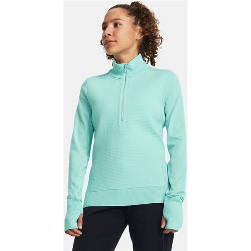 Haut ½ zip IntelliKnit Run Neo Turquoise / réfléchissant L - Under Armour - Modalova