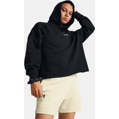 Sweat à capuche oversize Rival Terry / Blanc L - Under Armour - Modalova