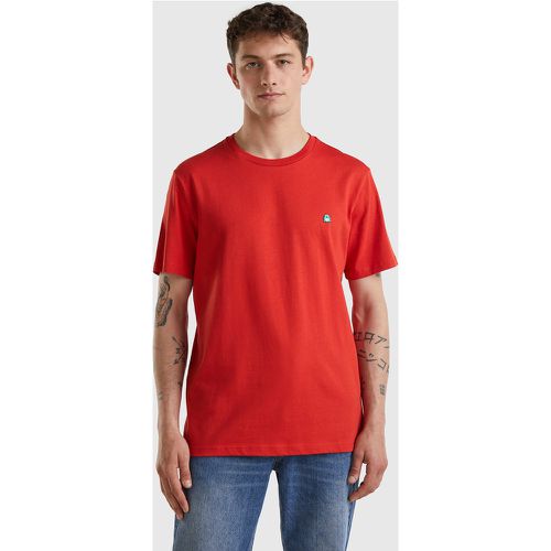 Benetton, T-shirt Basique En 100 % Coton Bio, taille XXL, Rouge - United Colors of Benetton - Modalova