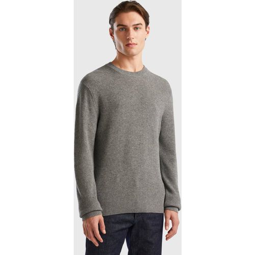 Benetton, Pull En Cachemire Mélangé, taille XXL, Gris - United Colors of Benetton - Modalova