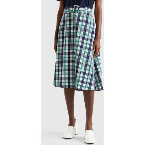 Benetton, Jupe Longueur Midi Tartan, taille 38, Multicolore - United Colors of Benetton - Modalova