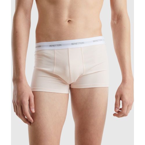 Benetton, Boxer Rose En Coton Bio Stretch, taille XXL, Rose - United Colors of Benetton - Modalova