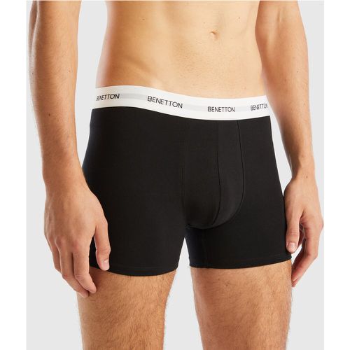 Benetton, Boxer En Coton Bio Stretch, taille L, Noir - United Colors of Benetton - Modalova