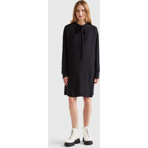 Benetton, Robe Courte Avec Lacets, taille L, Noir - United Colors of Benetton - Modalova