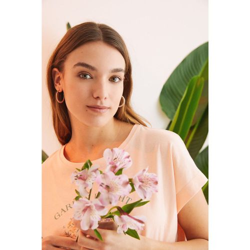 Pyjama 100 % coton orange fleurs - Women'secret - Modalova