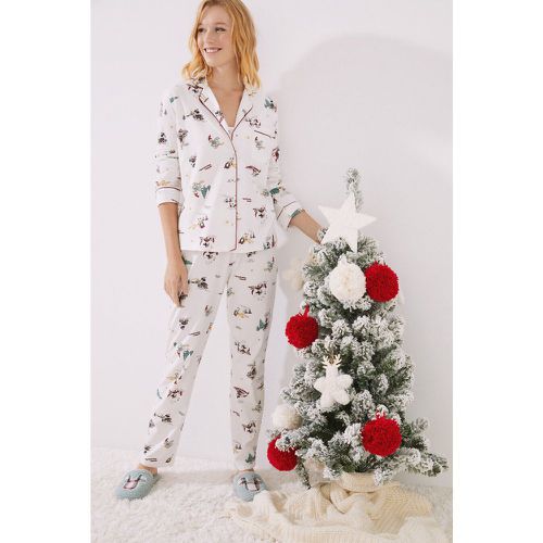 Pyjama chemise long 100 % coton disney - Women'secret - Modalova