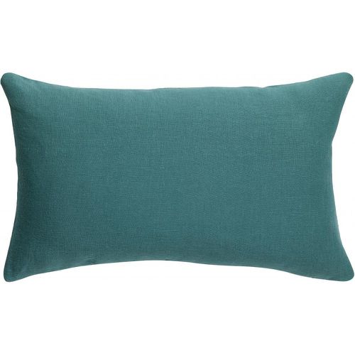 Coussin en lin uni Zeff Prusse - 3S. x Home - Modalova