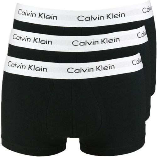 PACK 3 BOXERS COTON STRETCH - Ceinture Logotée Noir - Calvin Klein Underwear - Modalova