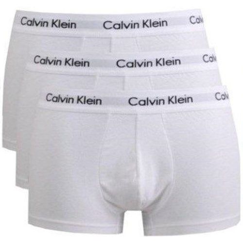 PACK 3 BOXERS COTON STRETCH - Ceinture Logotée Blanc - Calvin Klein Underwear - Modalova