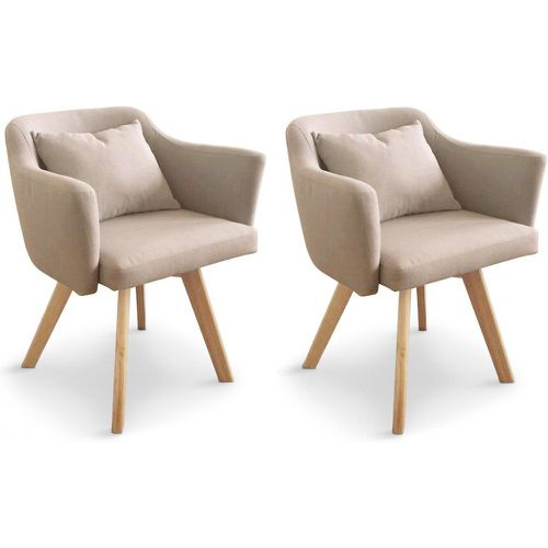 Lot de 2 Fauteuils Scandinaves LAYAL - 3S. x Home - Modalova