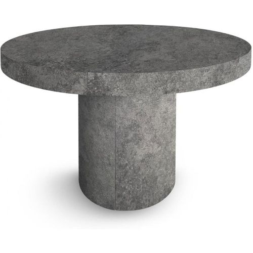 Table Ronde Extensible Effet Béton WAEL - 3S. x Home - Modalova