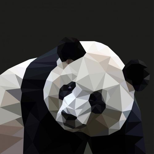 Tableau Pattern Panda 50x50 CALIA - 3S. x Home - Modalova