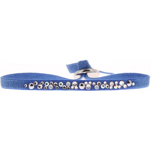 Bracelet A39695 - Bracelet Tissu Acier Bleu - Les Interchangeables - Modalova