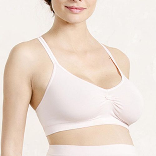 Brassiere de grossesse et d'allaitement sans armatures - rose en viscose - Cache Coeur - Modalova
