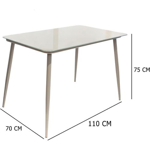 Table de Repas en Verre 110X70cm - 3S. x Home - Modalova