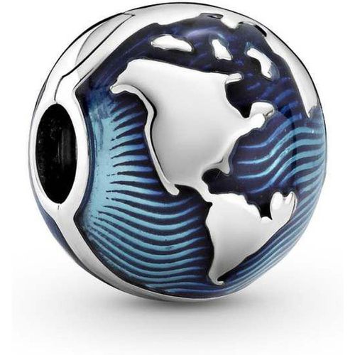 Charm Clip Globe Places - Argent - Pandora - Modalova