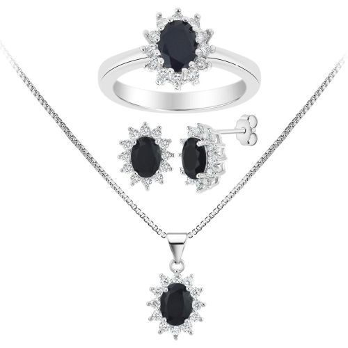 Parure So Charm - B2948-NOIR - Parure Mode ée - So Charm Bijoux - Modalova