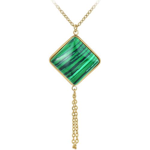 Collier So Charm - B3040-MALACHITE - Collier Mode Doré - So Charm Bijoux - Modalova