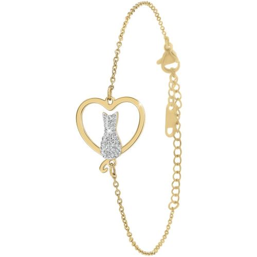 Bracelet So Charm - B3361-DORE - Bracelet Chat - So Charm Bijoux - Modalova