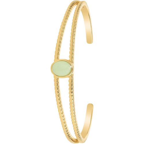 Jonc So Charm - B4237-AVENTURINE - Bracelet Mode Doré - So Charm Bijoux - Modalova