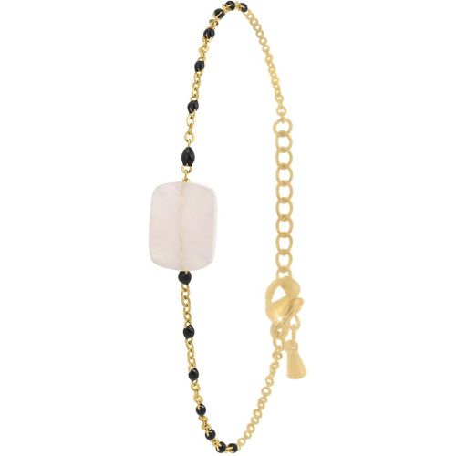 Bracelet So Charm - B4275-DORE-QUARTZROSE - Bracelet Mode Doré - So Charm Bijoux - Modalova