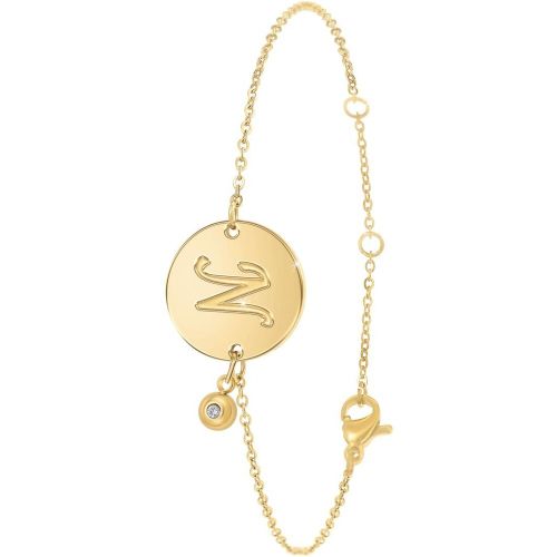 Bracelet So Charm - BD2281-DORE-N-DIAMANT - Bracelet Initial - So Charm Bijoux - Modalova