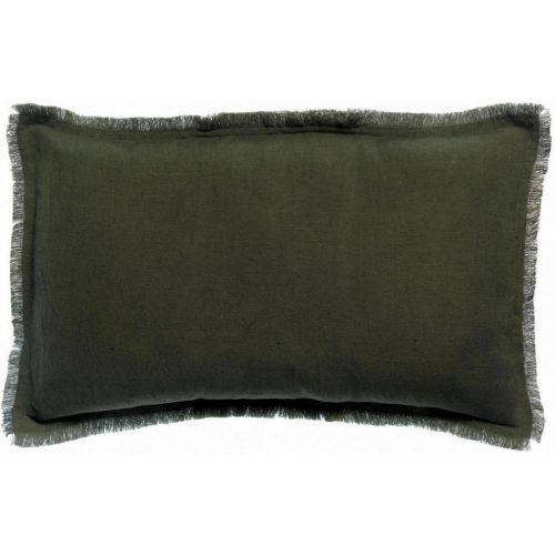 Coussin uni Laly Olive 30 x 50 - Maison Vivaraise - Modalova