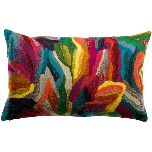 Coussin brodé Betty Multico 40 x 65 - Vivaraise - Modalova