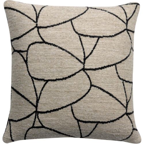 Coussin Dany Blanc/noir 45 x 45 - Vivaraise - Modalova