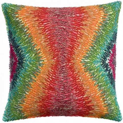 Coussin Stella brodé Multico 45 x 45 - Vivaraise - Modalova