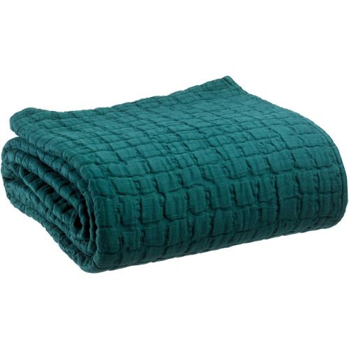 Jeté de lit Swami Pétrole 180 x 260 - Maison Vivaraise - Modalova