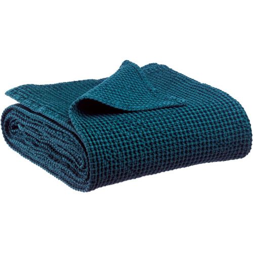 Jeté recyclé Maia Indigo - Maison Vivaraise - Modalova