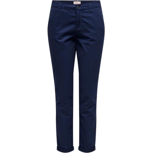 Pantalon chino fermeture par bouton taille classique en coton Noor - Only - Modalova