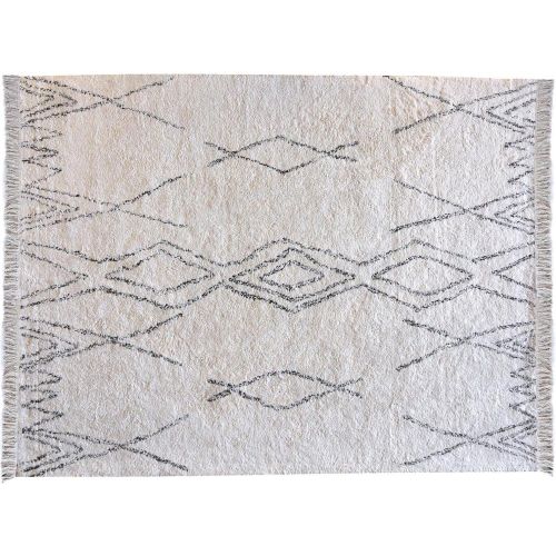 Tapis Ivoire/charbon en Coton 160 x 230 cm - 3S. x Home - Modalova