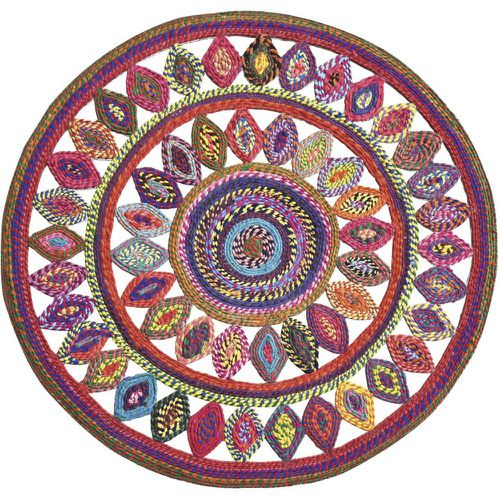 Tapis Multicolore diamètre 90 cm - 3S. x Home - Modalova