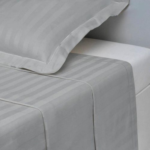 Drap plat satin de coton rayé TERTIO® - 3S. x Tertio (Nos Unis) - Modalova