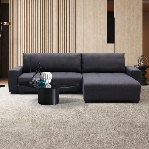 Canapé d'angle convertible élégant Malone Tissu - 3S. x Home - Modalova