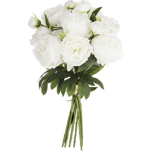 Bouquet de 13 pivoines blanches H50 - 3S. x Home - Modalova