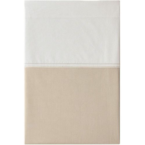 Drap plat bicolore en percale de coton, Rendez-vous - Essix - Modalova